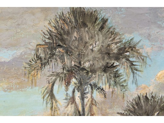 Attributed To: CHARLES Wysocki, Oil On Canvas, Geese In Flight