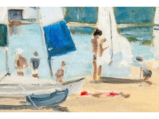 Barbara McClenaughan, 20th Century Oil On Board, 