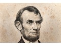 1864 Steel Engraving, Abraham Lincoln Portrait Bust