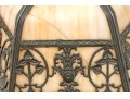 Vintage Six Pannel Slag Glass Lamp, Ca. 1910-30