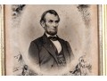 1864 Steel Engraving, Abraham Lincoln Portrait Bust