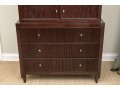 Impressive Barbara Barry Collection For Baker Mahogany Armoire Cabinet