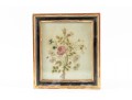 Antique Hand-Stitched Floral Embroidery Pieces