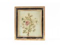 Antique Hand-Stitched Floral Embroidery Pieces