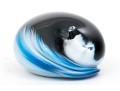 Artisanal Steven Newell Hand-blown Glass Paperweight