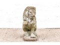 Vintage Seated Cement Lion