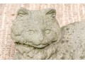 Vintage Lying Cement Cat