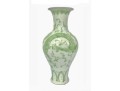 Large Chinese Dragon Relief Porcelain Vase From Lillian August