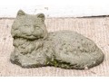 Vintage Lying Cement Cat