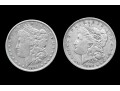 Two 1891-O Morgan Silver Dollars
