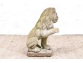Vintage Seated Cement Lion