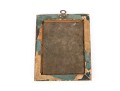 Small Vintage Portrait On Copper, Wooden Frame