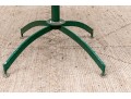 Five Piece Vintage Green Painted Wrought Iron Patio Set