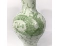 Large Chinese Dragon Relief Porcelain Vase From Lillian August