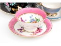 Collection Of Eight Vintage Tea Cups And Saucers, Mostly English