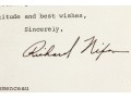 Historic Signed Letter From Former President Richard Nixon To A Donor, Dated March 27, 1972
