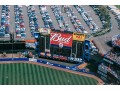 Mike Smith (Am., 20th-21st C. ) Aerial Color Print, Shea Stadium, Flushing, New York