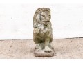 Vintage Seated Cement Lion