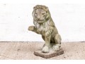 Vintage Seated Cement Lion