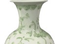 Large Chinese Dragon Relief Porcelain Vase From Lillian August