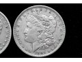 Two 1891-O Morgan Silver Dollars