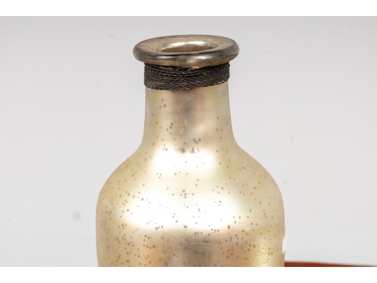 Bassano & Veneto Mercury Glass Decorative Bottles