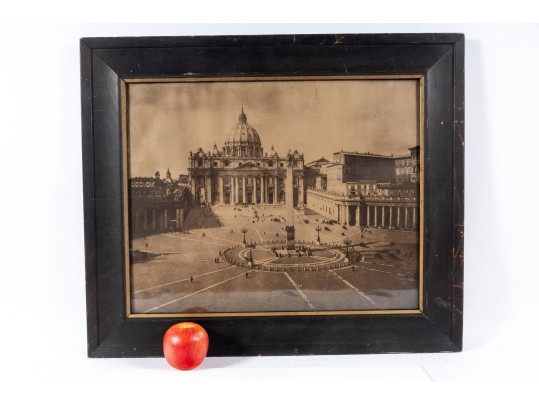 Charles Soulier (Italian, B. 1840 - 1891) Saint Peters Square Vintage Photo Print