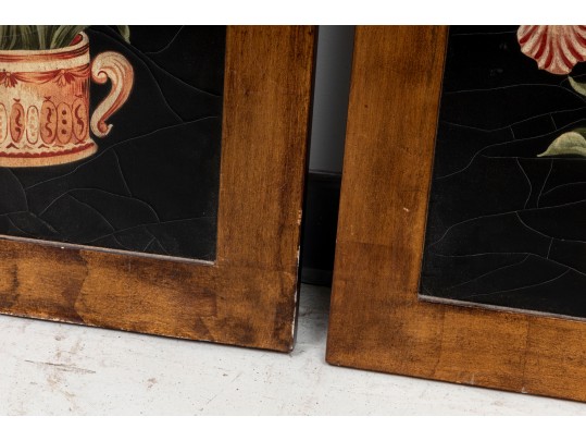 Pair Of Contemporary Still Life Artworks 