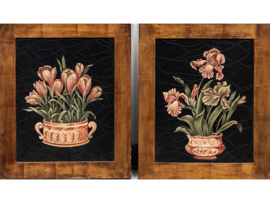 Pair Of Contemporary Still Life Artworks 