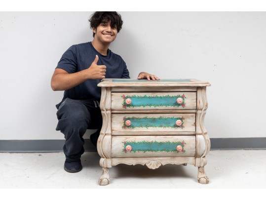 Small Child's Hand-Painted French Chest