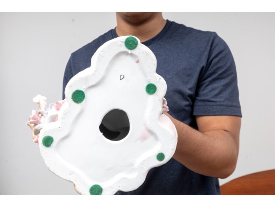 Hand-Painted Porcelain Geisha Jikata Sculpture 