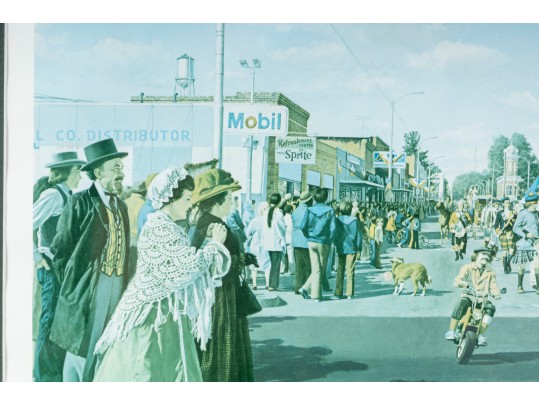 Robert Doors 1967 Centennial Parade Numbered Lithograph 