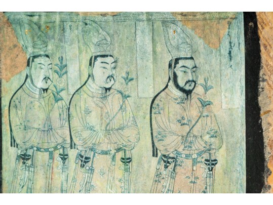 Bhuddist Mixed Media Collage -- Unknown Artist