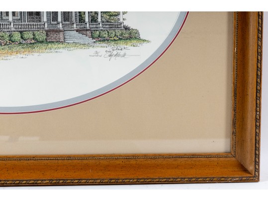 Pencil Signed Limited Edition Hand-Colored Estate Lithograph