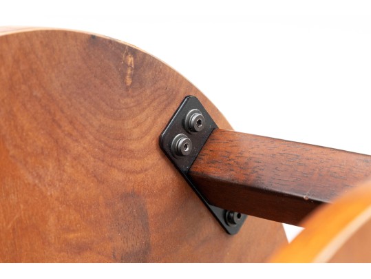 Knight's Furniture Oval Marquetry Side Tables