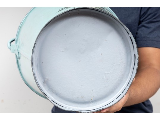 Two Vintage Painted Tole Baskets