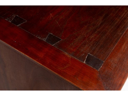 Vintage Eldred Wheeler Chippendale Style Cherry Tall Chest Of Drawers