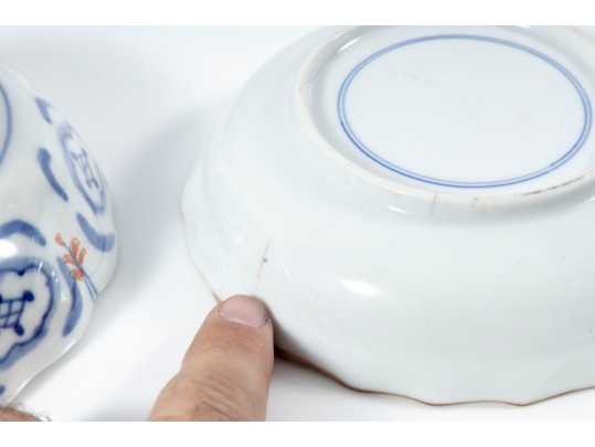 Trio Of Mixed Antique Imari-Ware Bowls