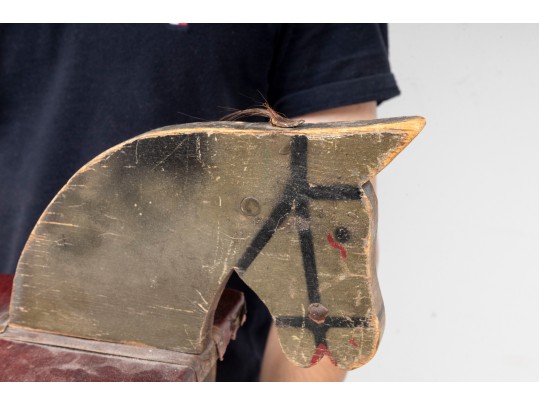 1940's Child's Ride-Along Horse Toy