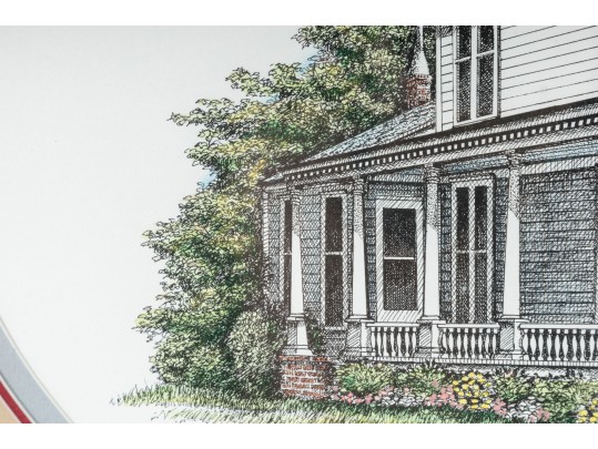 Pencil Signed Limited Edition Hand-Colored Estate Lithograph