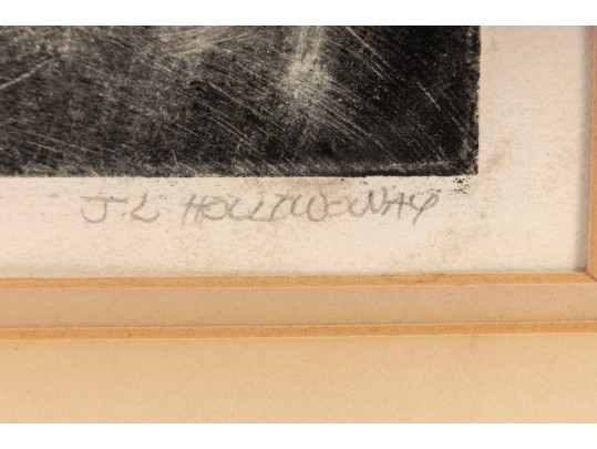 J.L. Holloway Signed & Numbered Etching Entitled, 