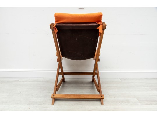 Mid-Century Padded Sling Chair