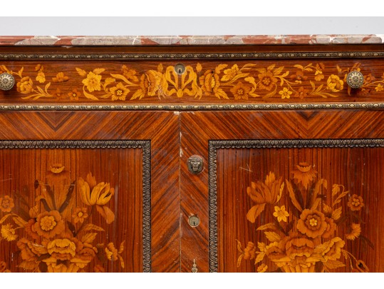 19th Century French Marquetry Buffet