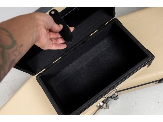 Trio Of Retro Global Views Travel/Storage Trunks