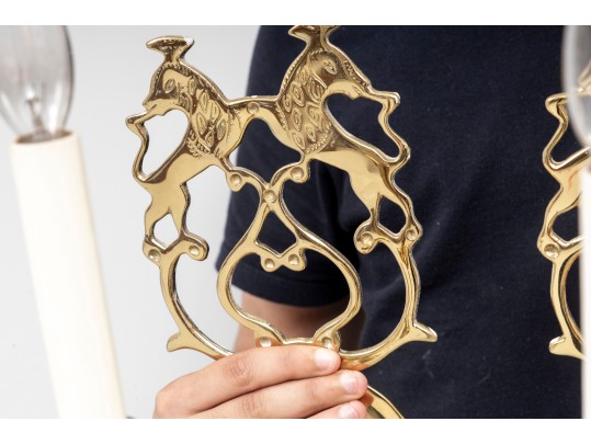 Virginia Metalcrafters Brass Sconces