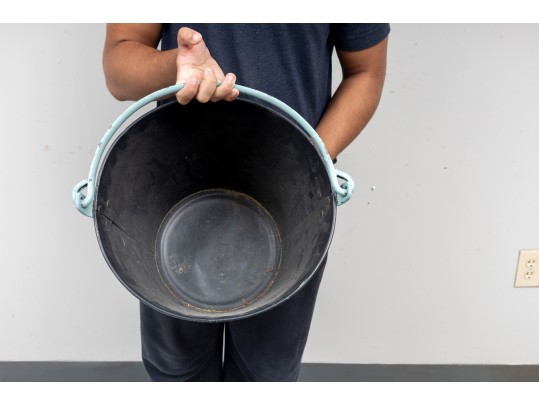 Two Vintage Painted Tole Baskets