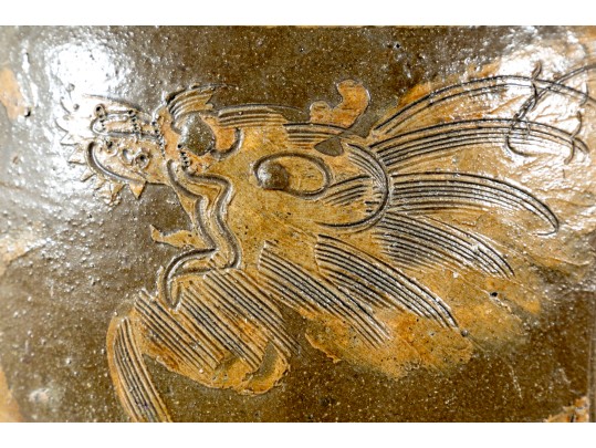 Large Earthenware Dragon Pot Planter