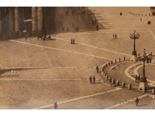 Charles Soulier (Italian, B. 1840 - 1891) Saint Peters Square Vintage Photo Print