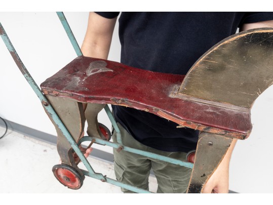 1940's Child's Ride-Along Horse Toy