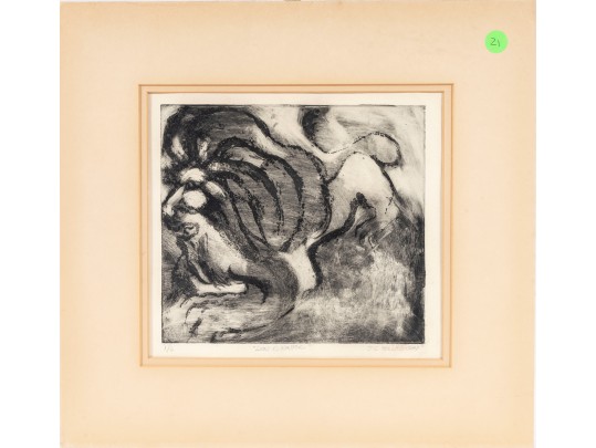 J.L. Holloway Signed & Numbered Etching Entitled, 